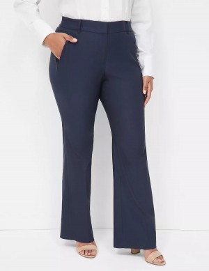 Women Lane Bryant Boot 4-Season Pants Blue | EOS1147FM