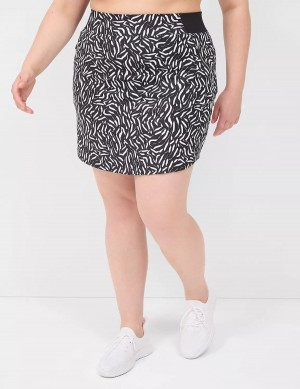 Women Lane Bryant LIVI Knit Shorts Black | JJC3419MG