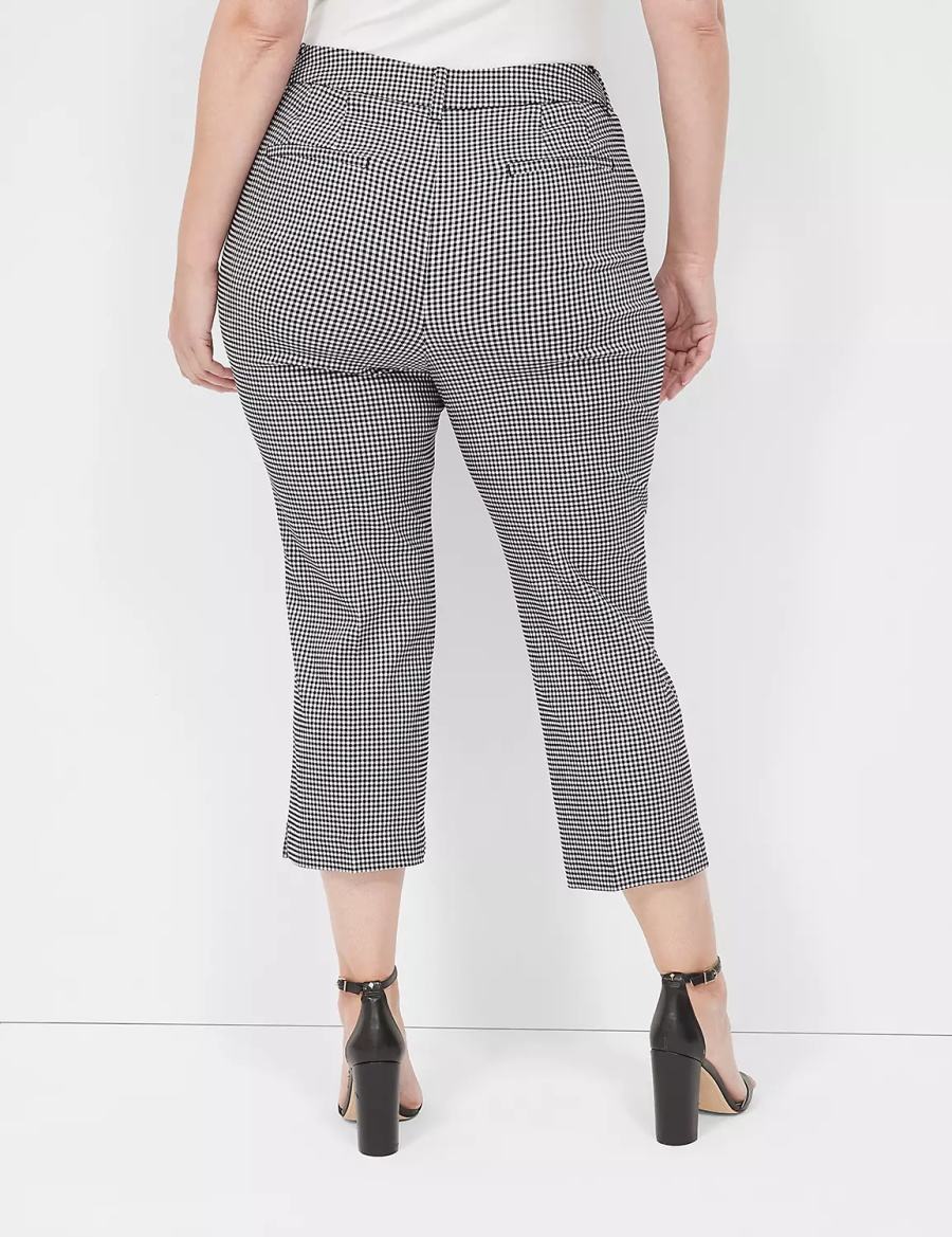 Women Lane Bryant 4-Season Slim Capri Pants Black | DXF3926CA