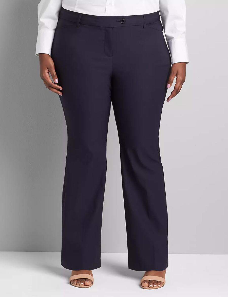 Women Lane Bryant Boot 4-Season Pants Blue | NJT7465ID