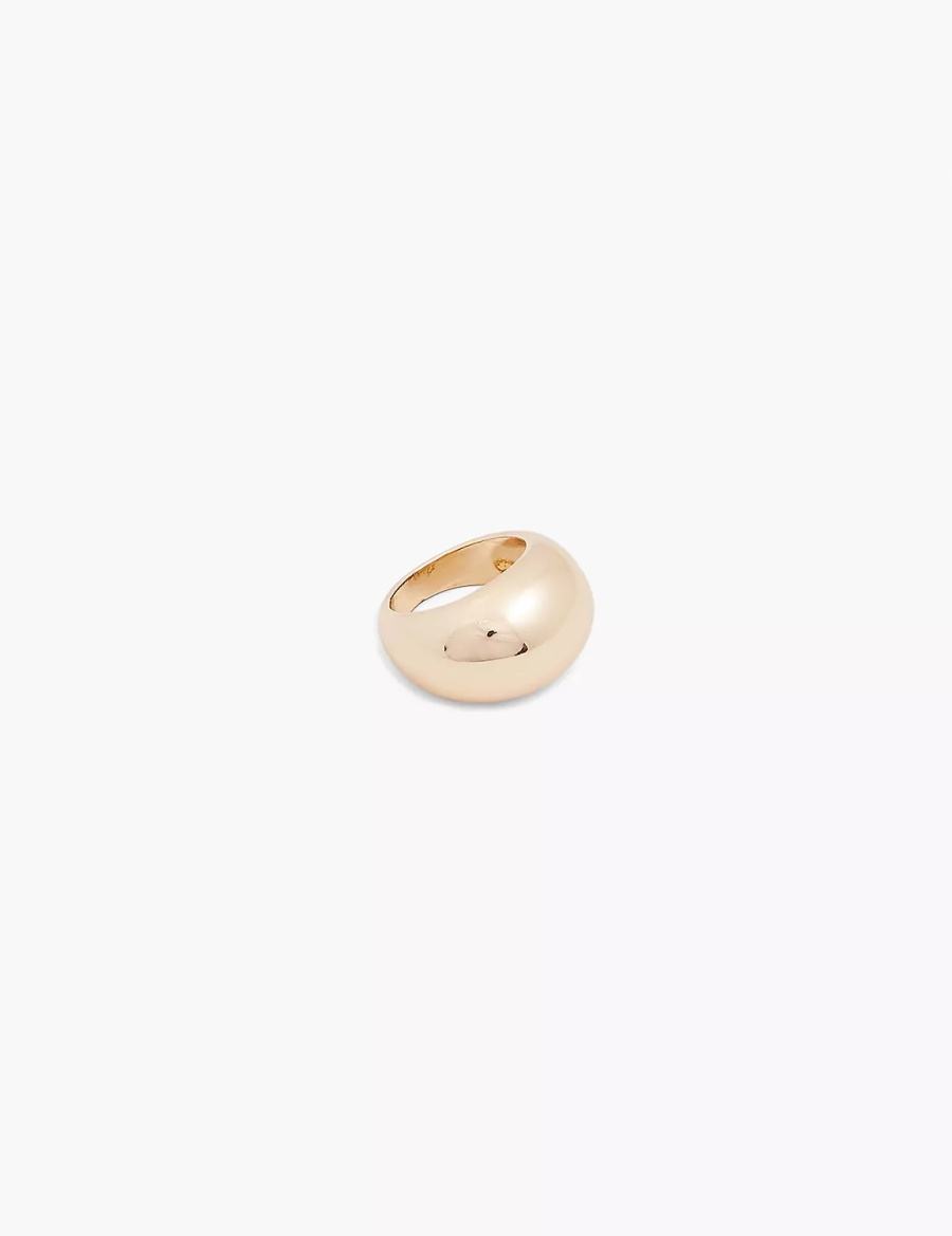 Women Lane Bryant Demi-Fine Dome Rings Gold | ISD8478VD