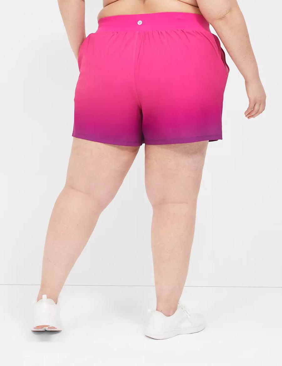 Women Lane Bryant LIVI Stretch Woven Shorts Pink | WPC5314IU