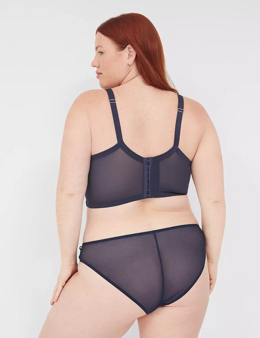 Women Lane Bryant Longline Boost Balconette Bra Blue | YPM259AE