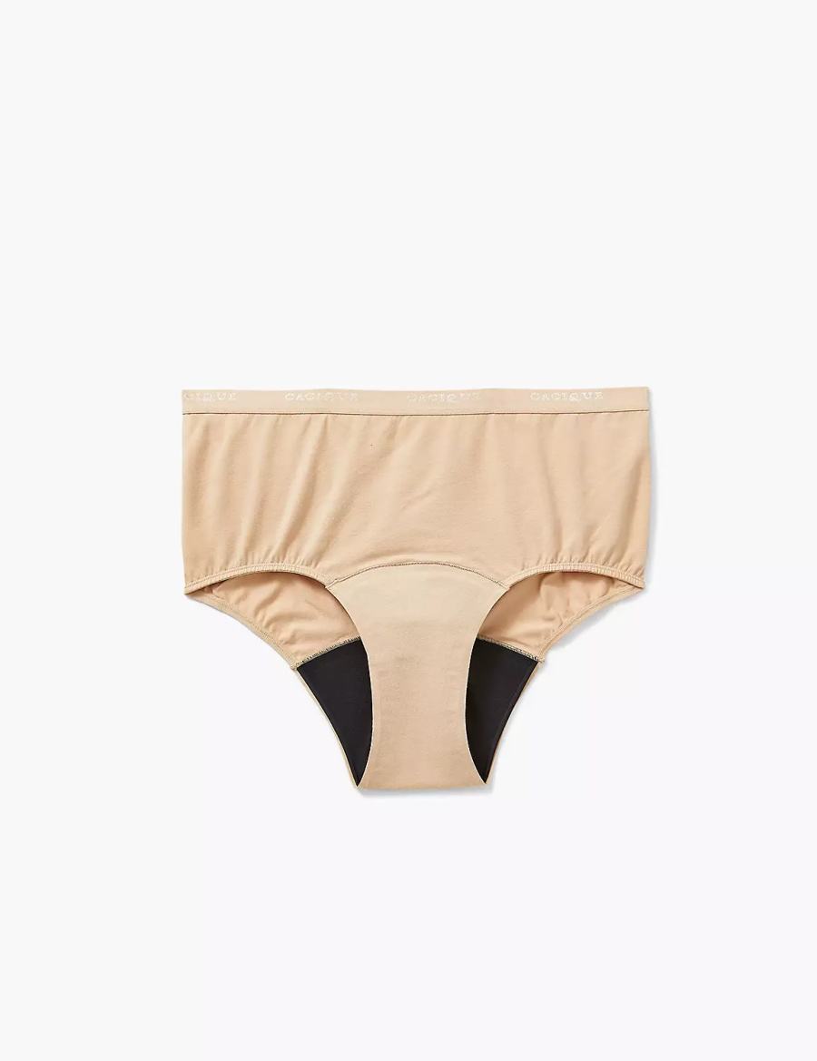 Women Lane Bryant Total Confidence Full Briefs Beige | NWQ8629IK